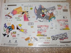 NASCAR DECAL #29 CARTOON NETWORK 1997 MONTE CARLO JEFF GREEN SLIXX 1/24