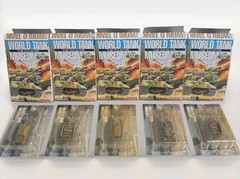 Takara 1:144 World Tank Museum Series 02 WW2 German Tanks Lot of 5 Open Box [A]