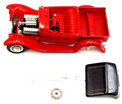 4 Rat Rod Models Lot- 1 Revell 85-2348 open box kit + 2 built Cars &1 parts car