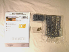 1/35 IBG Models French M1897 75mm Field Gun in US Service WWII #35058