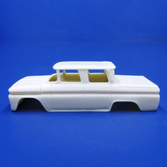 JFSL64 H:O scale Jimmy Flintstone 1962 C10 Pickup 4 Door resin slot car body