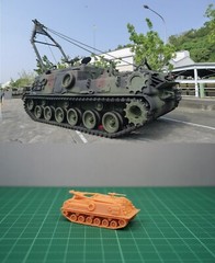 1/144 USA M88A1 Hercules Equipment Recovery Vehicle (fine detail) Resin Kit
