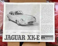 Nice Revell 1/8th Jaguar XK-E Coupe – complete – FREE SHIPPING!
