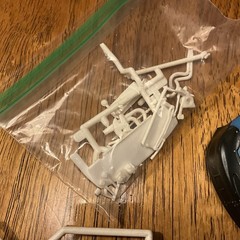 Built Model Car, 1998 Revell Stock Car STARTED, INCOMPLETE, MODIFIED