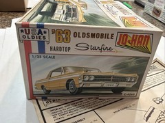 JO-HAN 1963 OLDSMOBILE STARFIRE ORIGINAL BOX/INST ONLY! CIRCA 1970’s! VMCP!