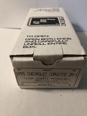 1995 AMT / ERTL Chevrolet CORVETTE ZR-1 Dealer PROMO Car Dk Purple Metallic 1:25