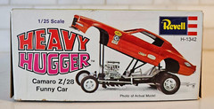 VTG 1:25 SCALE CAMARO HEAVY HUGGER FUNNY CAR 1996 REVELL KIT Partial Build 1342
