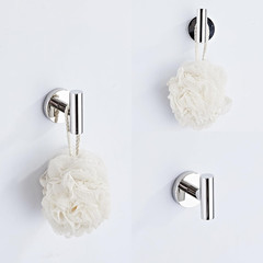 Chrome Bathroom Hardware Set 5 Piece with Towel Racks for Bathroom, SUS304 Stain