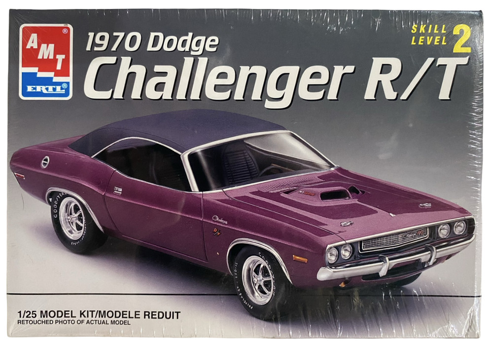 AMT/Ertl 1970 Dodge Challenger R/T Vintage 1994 1:25 Model Kit NEW SEALED #6466