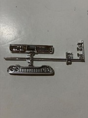 Model Car Parts – Revell ’71 Plymouth GTX front & rear bumpers chrome ONLY 1/24