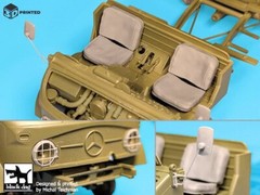Black Dog 1/35 Vehicle Details for German Unimog 404 S Truck (for ICM) M35006