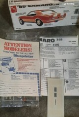 Vtg 1987 AMT ERTL 1968 Chevrolet Camaro Z-28 Model Kit 6559 Complete Open Box