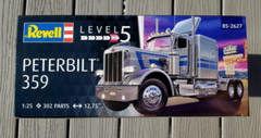 REVELL 1/25 PETERBILT 359 CONVENTIONAL TRUCK MODEL KIT 302 PARTS NEW 85-2627 F/S