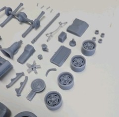 ABS-LIKE RESIN 3D PRINTED 1/16 1968 AMC JAVELIN FULL KIT