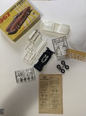Palmer 1967 Corvette Sting Ray Convertible Unassembled Kit Decals Custom 6714