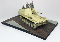 1/35th Scale Brick street with Tram Rails Resin Base Armour Modeling TW-35223