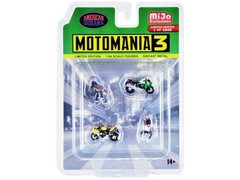 American Diorama AD-76499MJ “Motomania 3” 4 piece Set 1/64 Scale Models
