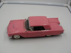 1958 Ford Thunderbird Dealer Promo Model Car Nice Straight Pink Rose Color.