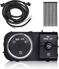 Fog Light Wiring Harness & Headlight Dimmer Switch for 2007-2014 Chevy Silverado