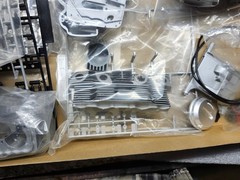 Entex 1970s Honda C750 Four Engine 1/3 Scale 750 Model Kit partially built