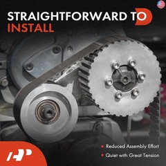 A-Premium Belt Tensioner Assembly with Pulley Compatible with Chrysler Town