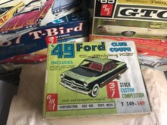 AMT 3 Way 1949 Ford Coupe George Barris Car Craft Model Kit 149 BOX Only 1:25