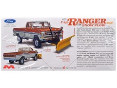 SKILL 3 MODEL KIT 1972 FORD F-250 RANGER XLT W/SNOW PLOW 1/25 MOEBIUS MOE-2568