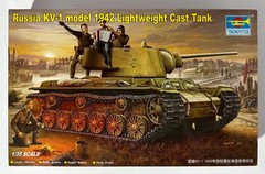Trumpeter #00360 1/35 Scale Soviet KV-1 Model 1942 Tank from 2011 – Parts Sealed