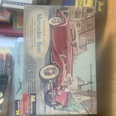 Vintage 1963 MONOGRAM 1/24 1939 MERCEDES-BENZ 540K CABRIOLET #PC87-298