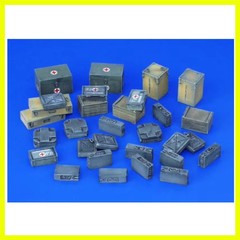 1/35 Scale DieCast Resin Model Assembled Kit German Ammunition & Medical Aid …