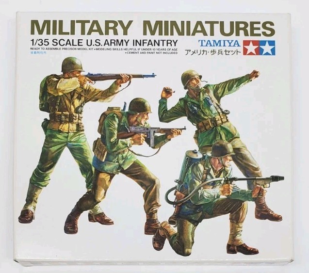 Tamiya Military Miniatures Model 1/35 U.S. ARMY Infantry Model Scale Hobby 35013