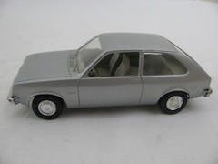 Vintage MPC 1/25 Silver 1977 Chevrolet Chevette Sedan Model Car Dealer Promo VG