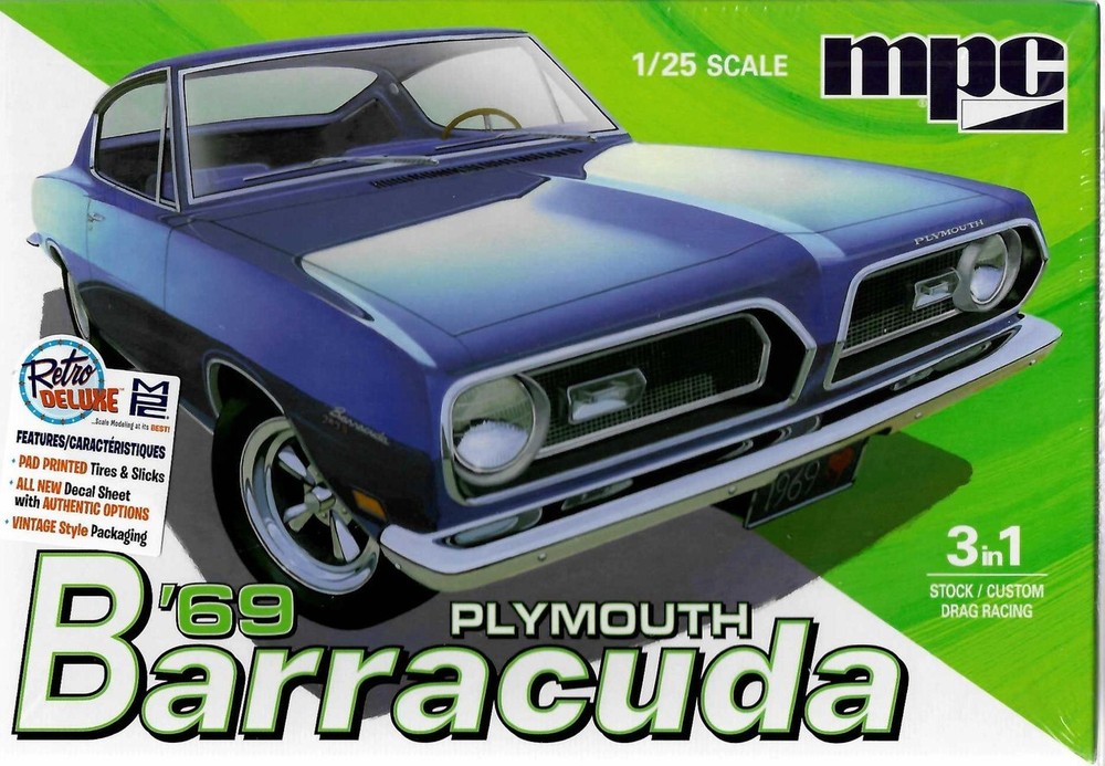 AMT 994 ’69 Plymouth Barracuda 1/25 model kit
