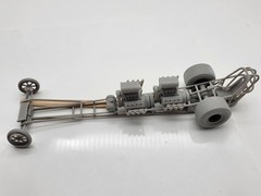 1960s Front Engine Dragster With Two V8s, 1/25 Scale Mode Kit