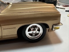 Model King 1970 Pontiac Bonneville Convertible Built Model Kit #21574P CLEAN