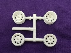 CUSTOM SPOKE WHEELS 1977 Ford Van AMT 1:25 Model Kit 77 Econoline WAGON RV