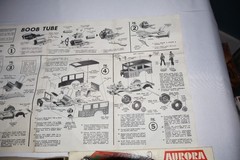 Aurora Boob Tube 1/32 Model Kit The Scene Machines VTG 1969 w Box Hippie Peace