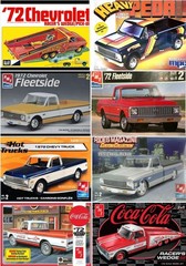1972 Chevrolet Truck RACERS WEDGE DECAL SHEET for MPC AMT 1:25 Model Kit DECALS