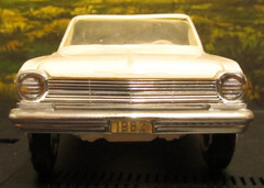 1962 AMT Chevy II NOVA Convertible Plastic MODEL KIT 1/25 K7012 screw bottom