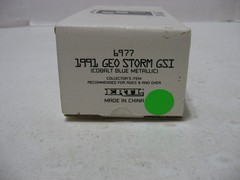 AMT/ERTL 1991 Geo Storm GSI Promo Model #6977 Cobalt Blue Metallic