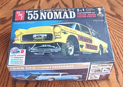 *SEALED* AMT ’55 Chevy Nomad Station “WOMPIN WAGON” Model Kit #1297