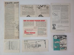 Vintage Assortment of Model Junkyard Parts & Vintage Directions
