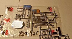 Misc Chrome parts for Your Models 1/24/25 scale (Parts only) Package # 98!!!!!!