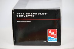 AMT/ERTL 1998 Chevrolet Corvette Black W/ Gray Interior Dealer Promo NEW IN BOX