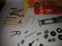 monogram 1/32 Whiplash Camaro Funny Car Junkyard Plastic Model Part Lot