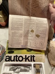 Auto-Kit Model – 1927 Delage GP Car JUN55 1960s/70s FUN! (new old stock)