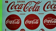 40 Ford Sedan Delivery 1940 1/25 Waterslide Decal Sheet Vintage Coke Coca Cola
