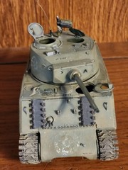 Vintage 1970’s Hand Painted, U.S. M4A3E2 Sherman “Jumbo” Assault Tank, 1944