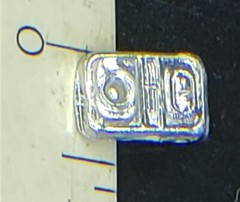 Chrome Gear Shift Base 1/25 Model Car Parts Junkyard Hotrod (40)