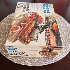 Gabriel Hubley Die-Cast Metal Kit 1914 Model T Chemical Hose Truck Firetruck